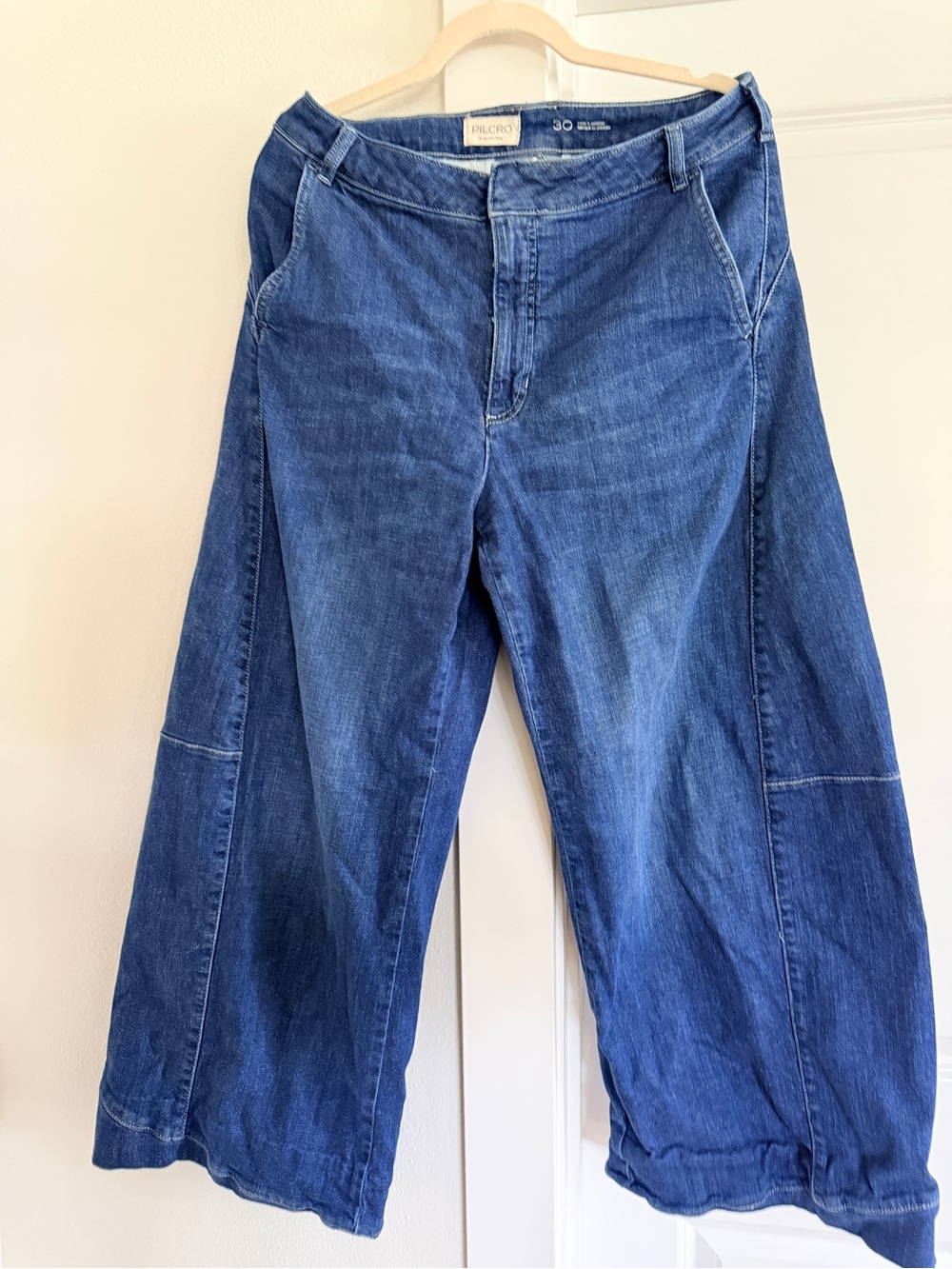 Pilcro women’s wide leg Jeans - Deep Blue Wash